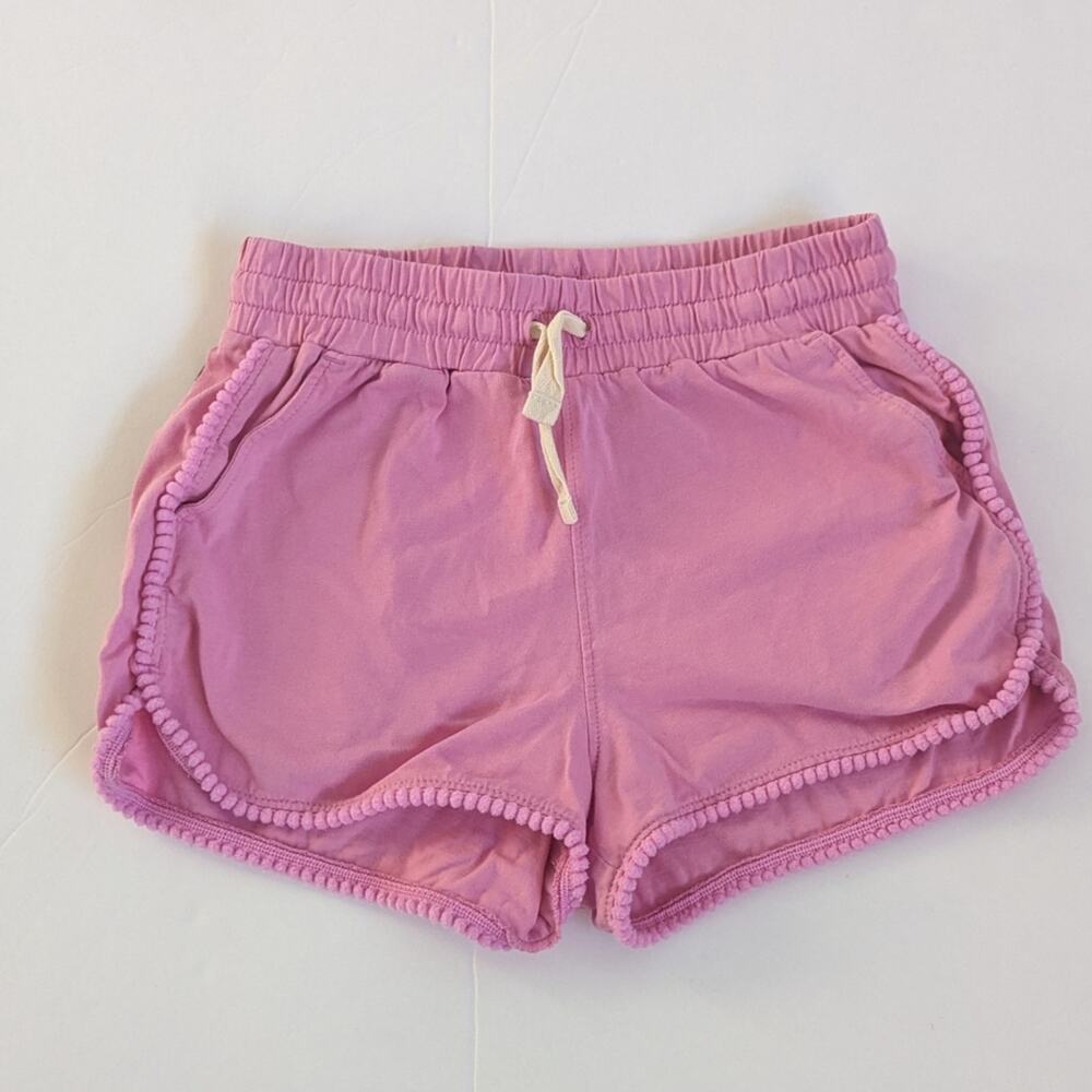 Tea Collection Pink Shorts Girls 6 Pom Pom Classic